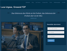 Tablet Screenshot of lucaurgese.ch